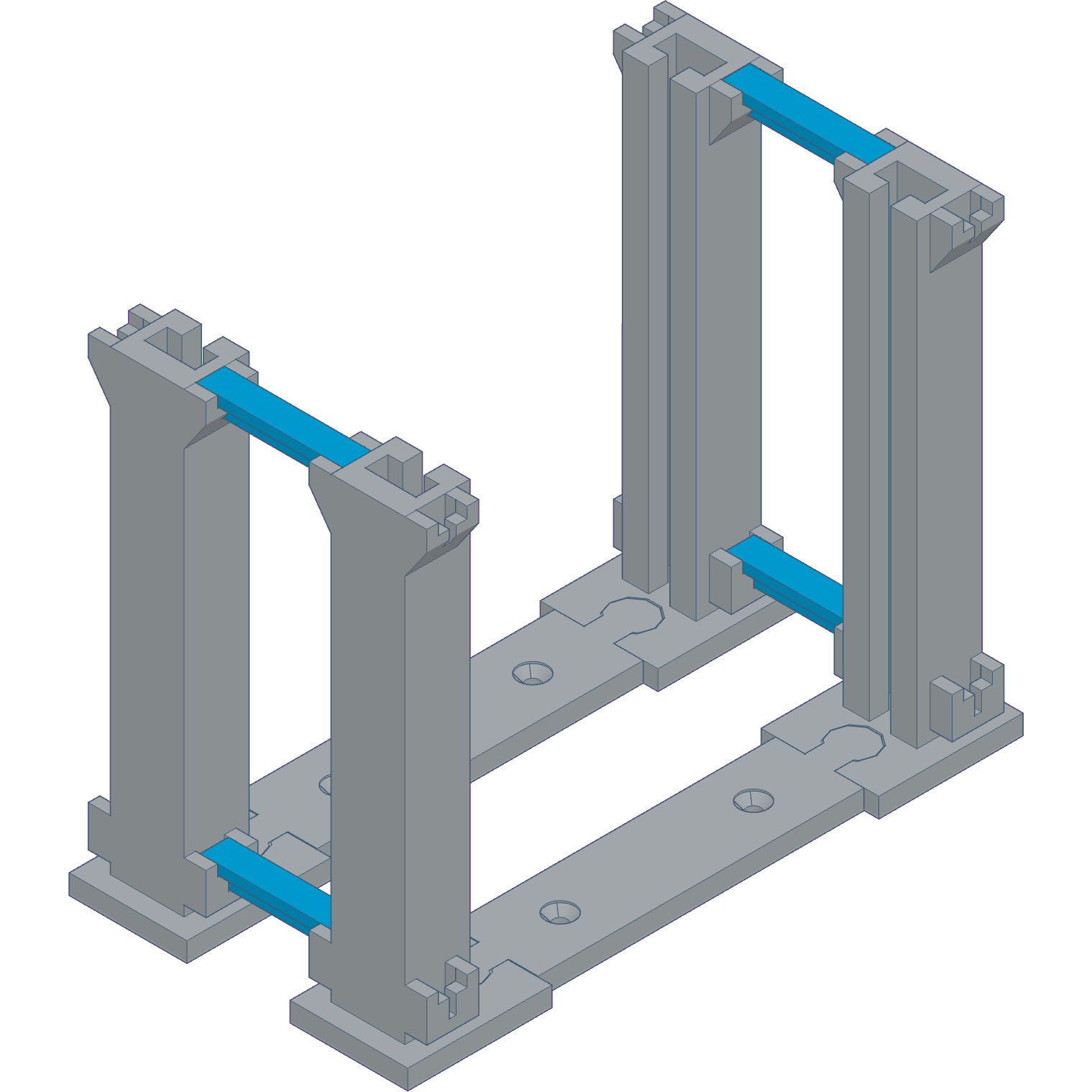 Bar pieces highlighted